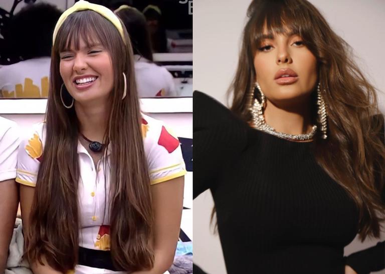 Antes e depois de Thais do BBB21